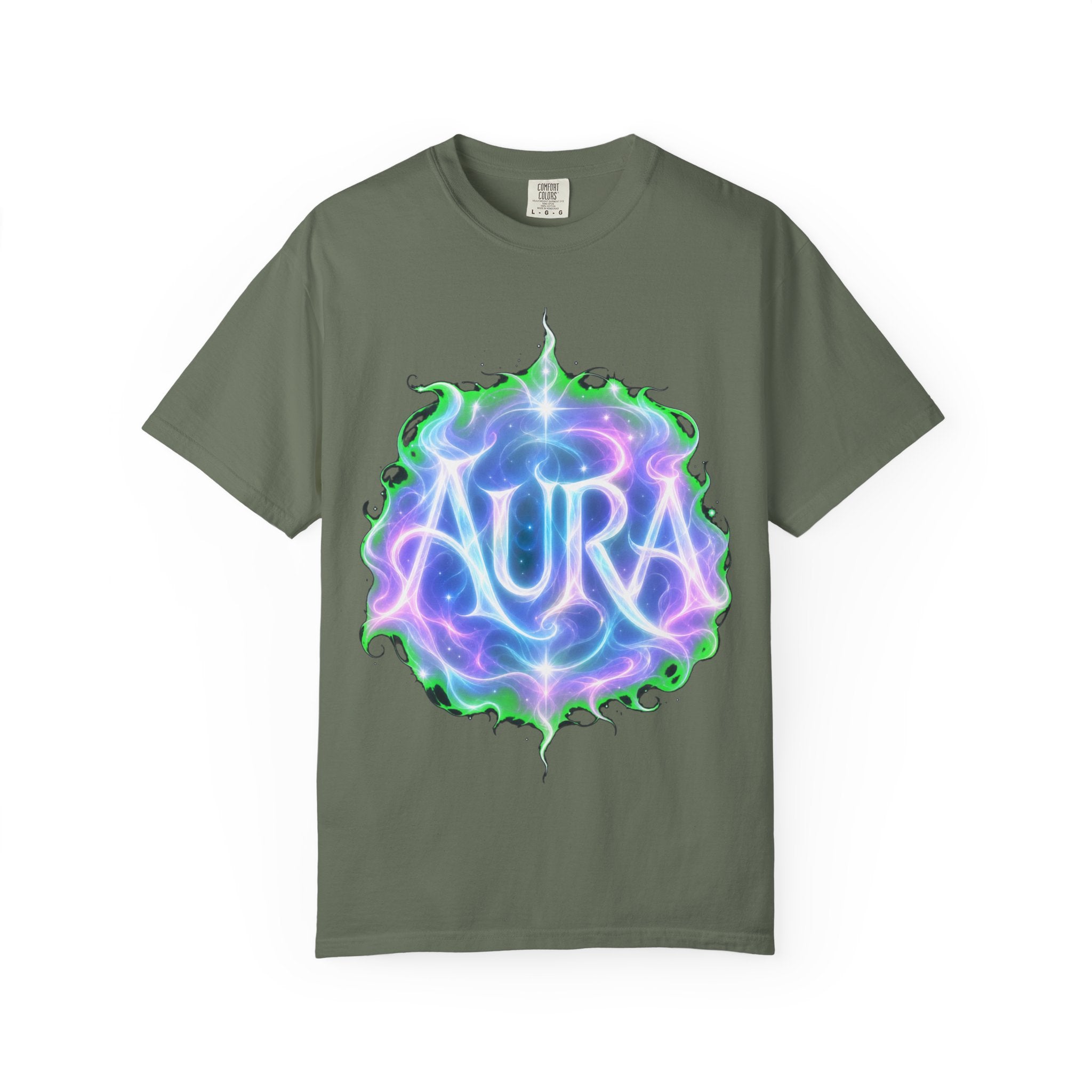 Aura Graphic T‑Shirt — Mystical Pastel Orb Design