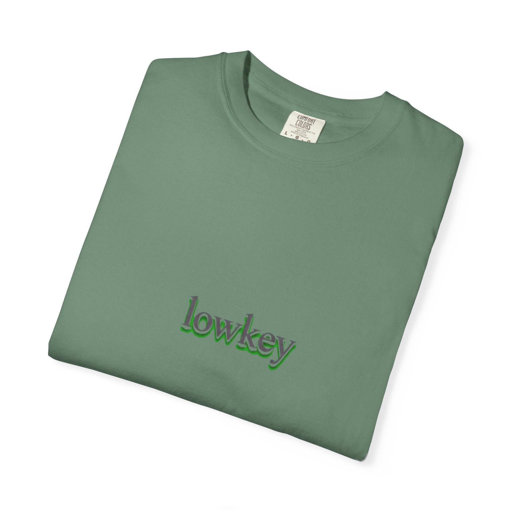 Lowkey Logo T-Shirt — Minimalist Front Text Tee