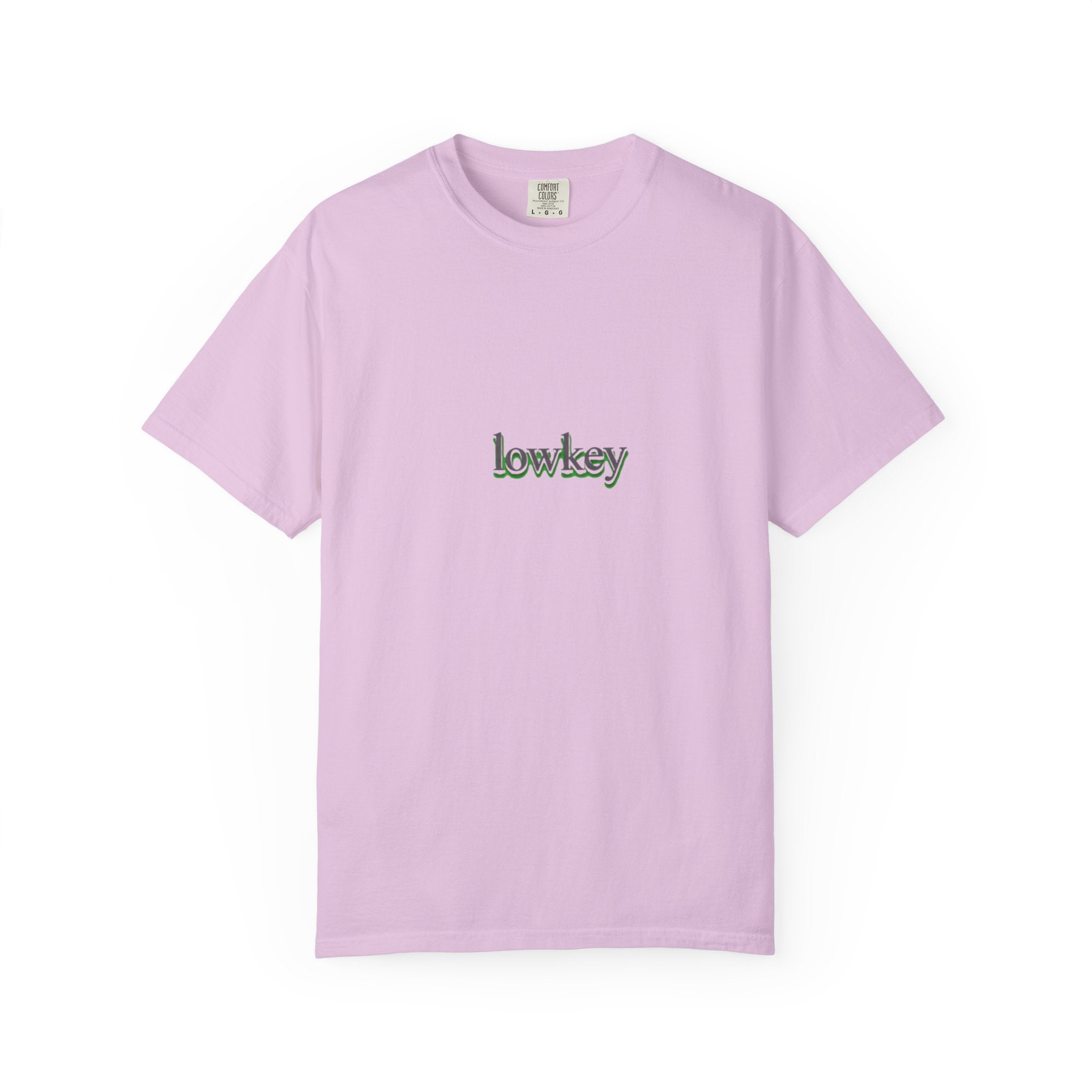 Lowkey Logo T-Shirt — Minimalist Front Text Tee