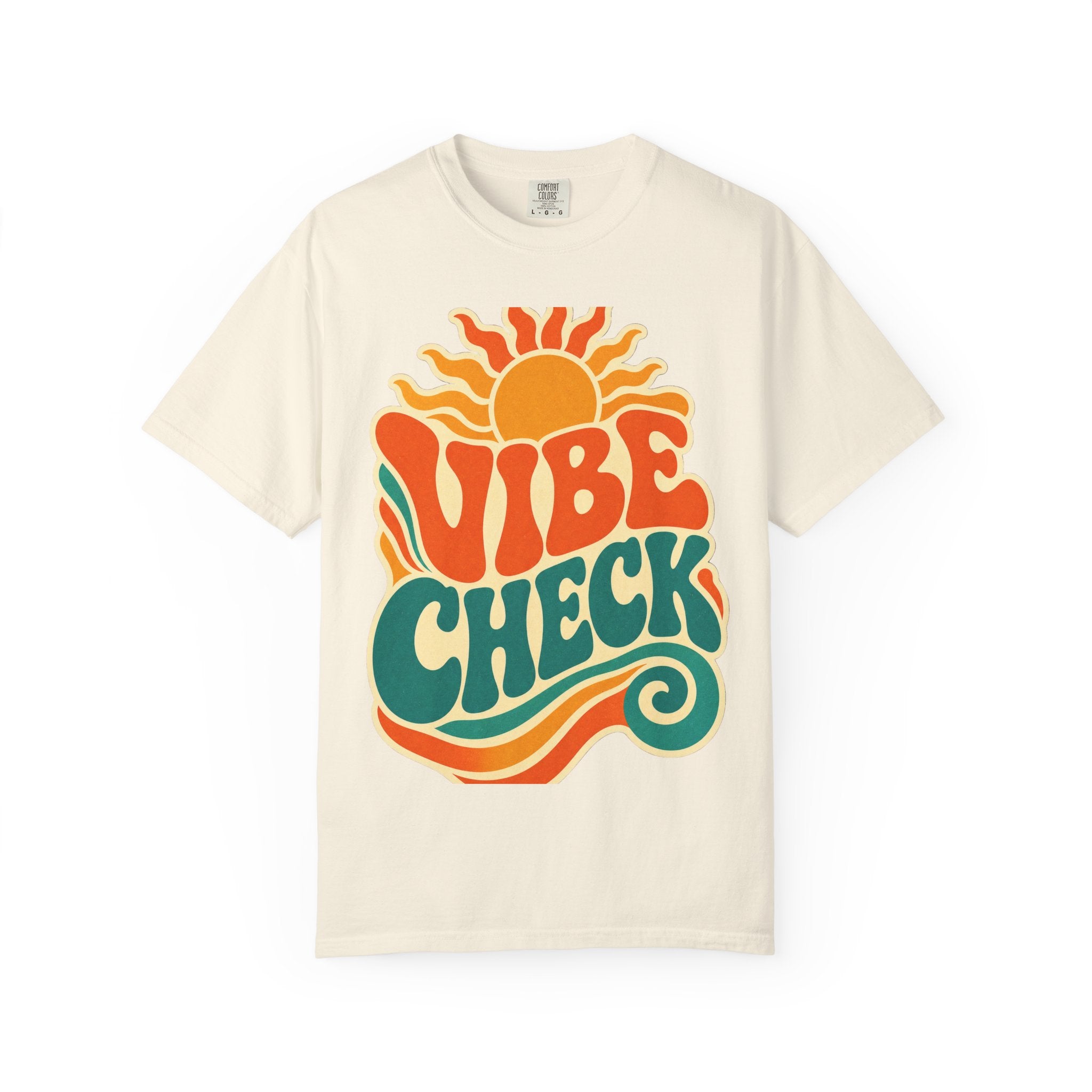Vibe Check Retro Sun T-Shirt — 70s Wave Graphic Tee