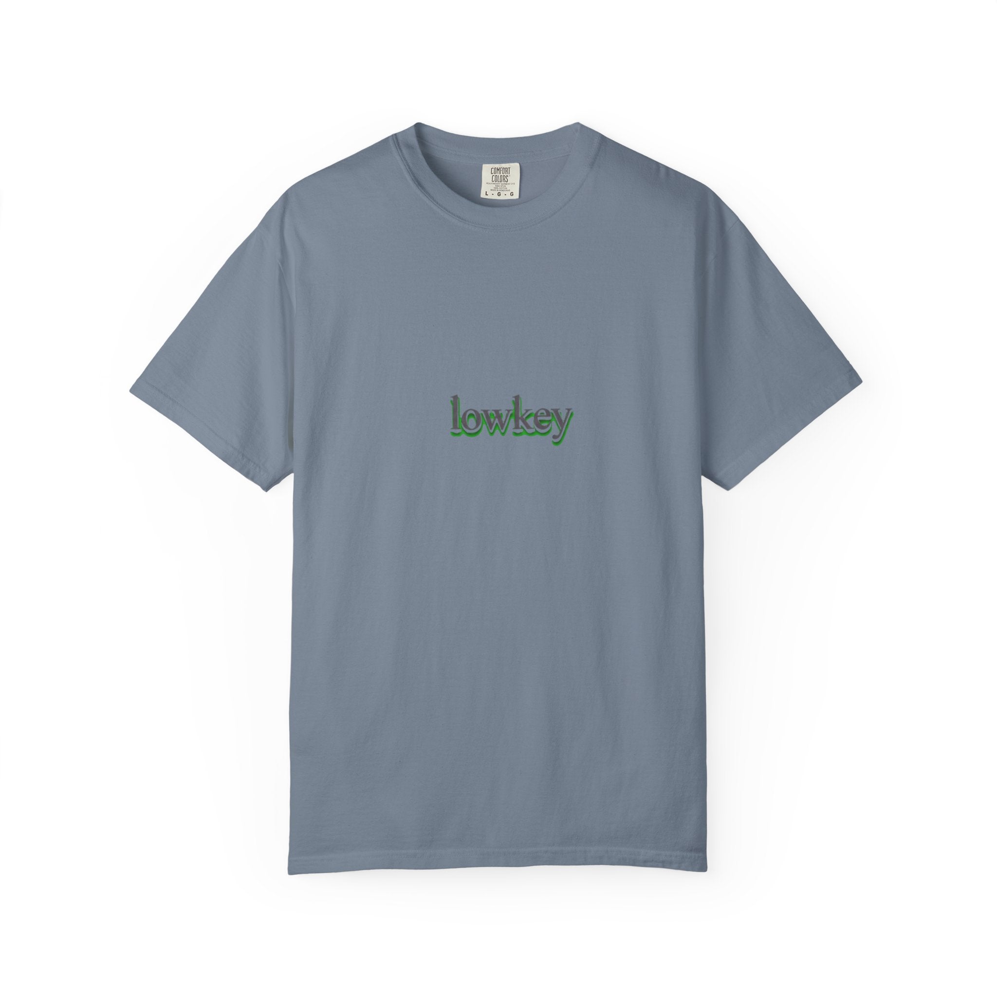 Lowkey Logo T-Shirt — Minimalist Front Text Tee