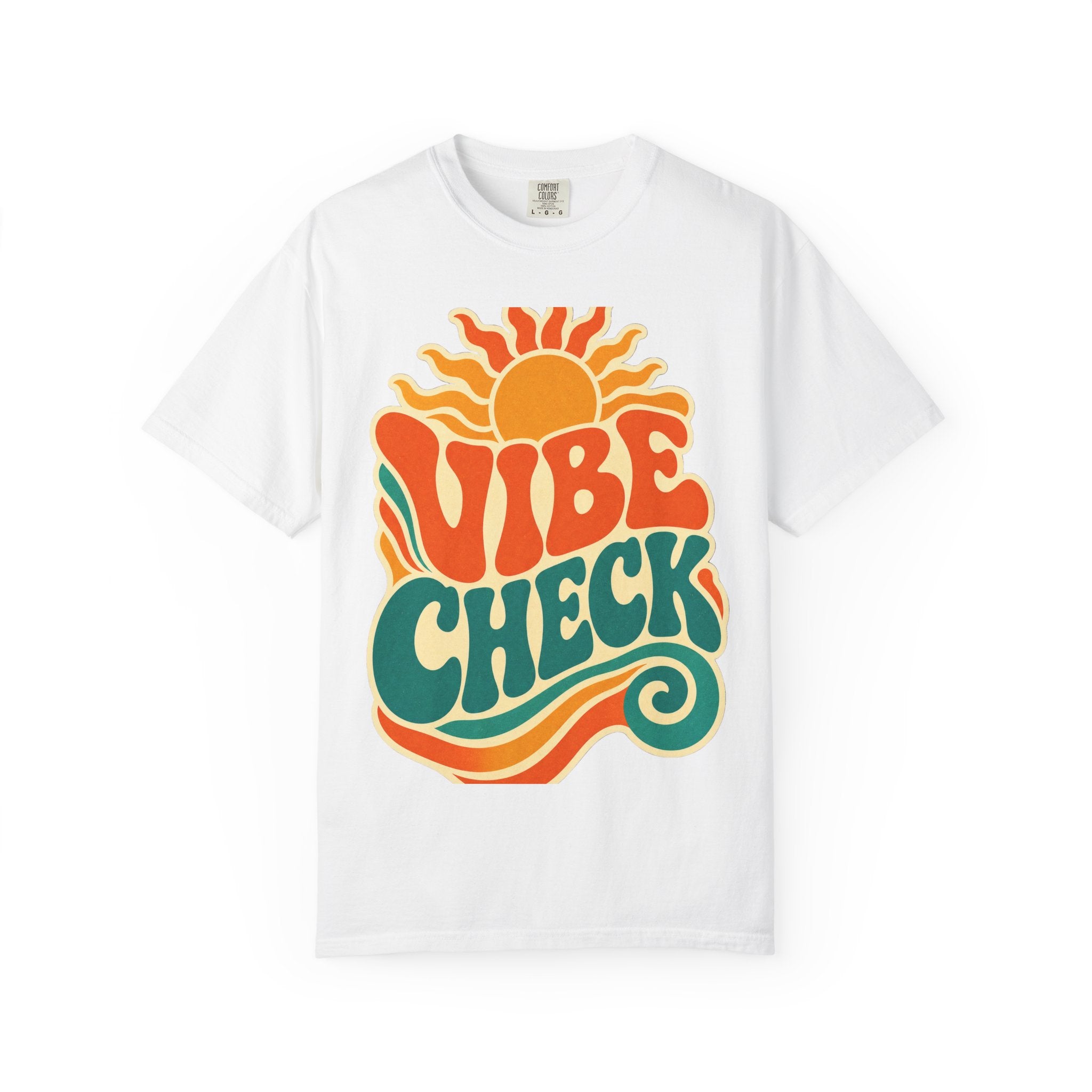 Vibe Check Retro Sun T-Shirt — 70s Wave Graphic Tee