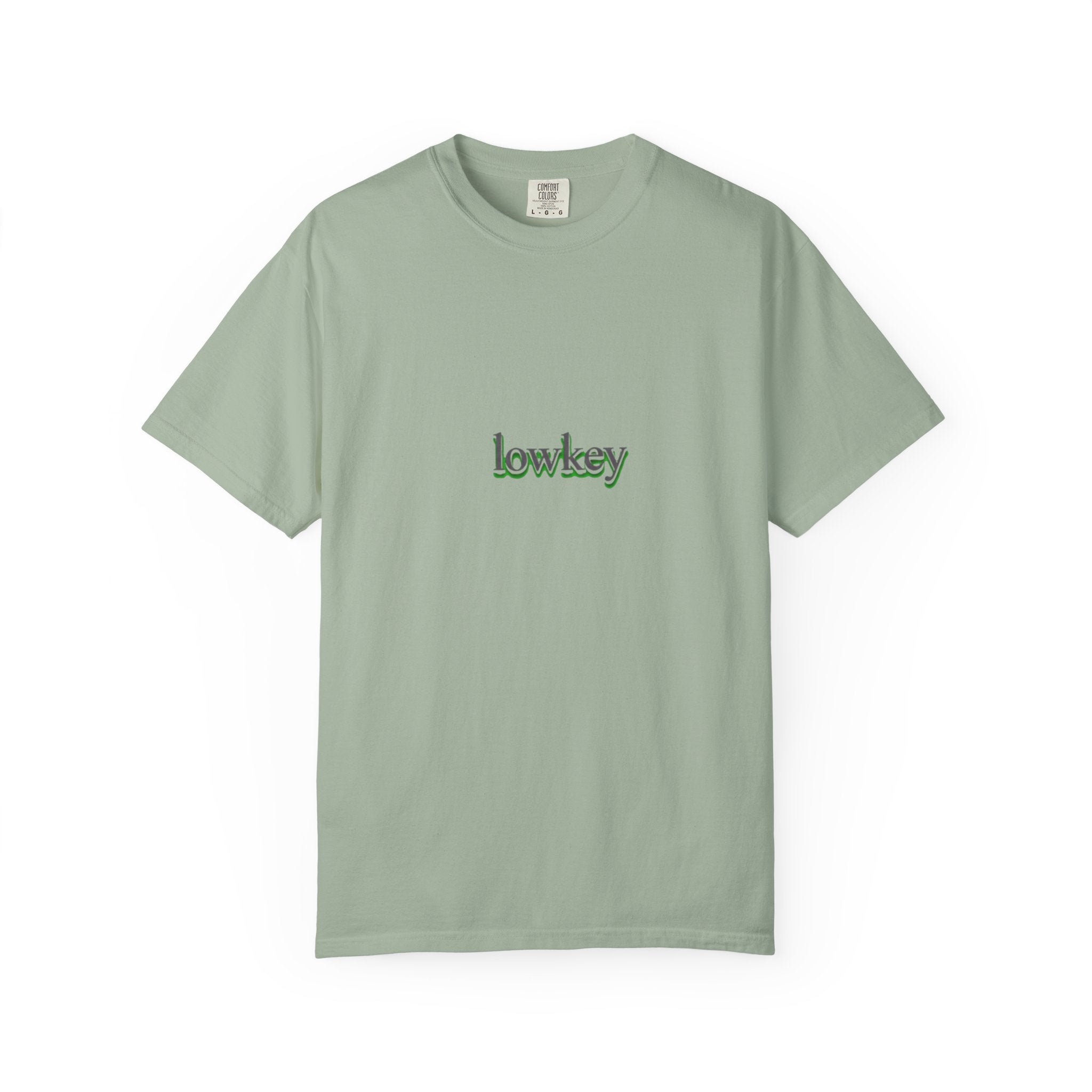 Lowkey Logo T-Shirt — Minimalist Front Text Tee
