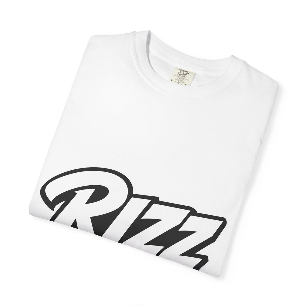 Slang Rizz Script Logo T-Shirt — Bold Streetwear Graphic Tee
