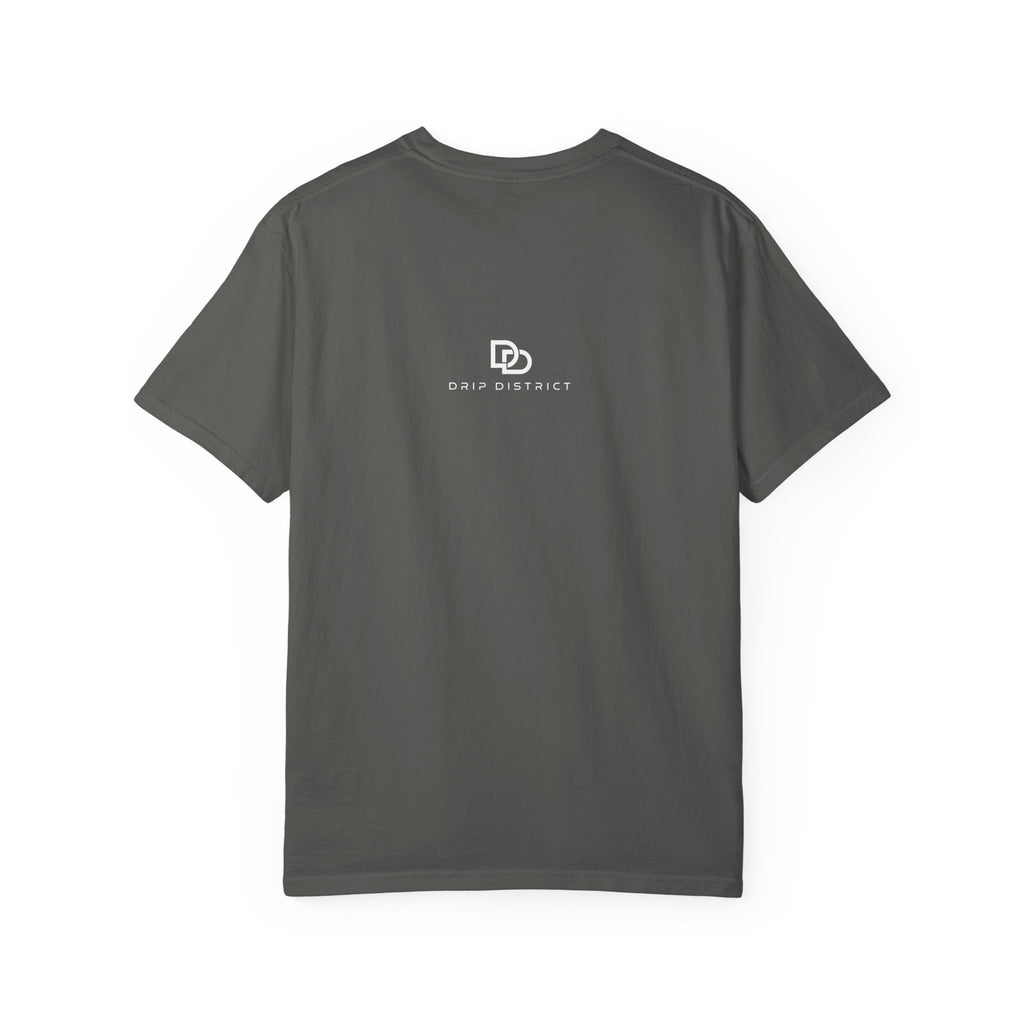 Unisex Rent Free Graphic T‑Shirt — Bold Retro House Design