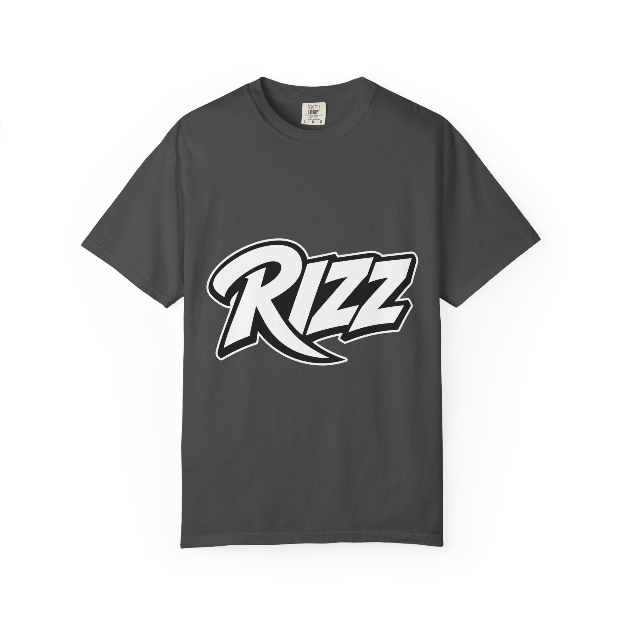 Slang Rizz Script Logo T-Shirt — Bold Streetwear Graphic Tee