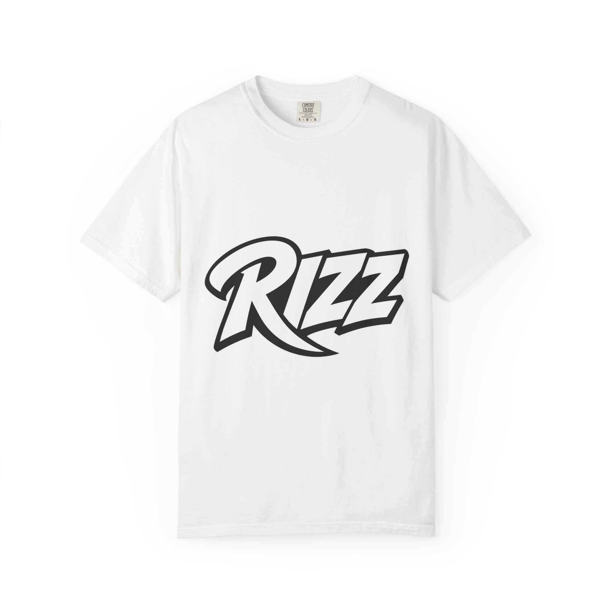 Slang Rizz Script Logo T-Shirt — Bold Streetwear Graphic Tee