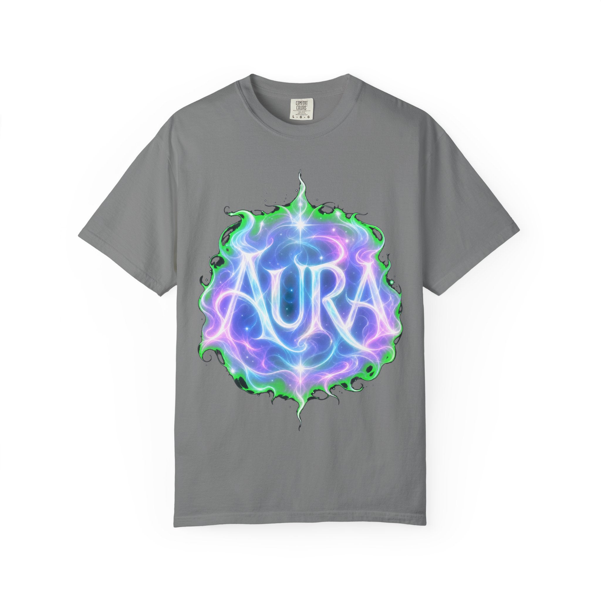 Aura Graphic T‑Shirt — Mystical Pastel Orb Design