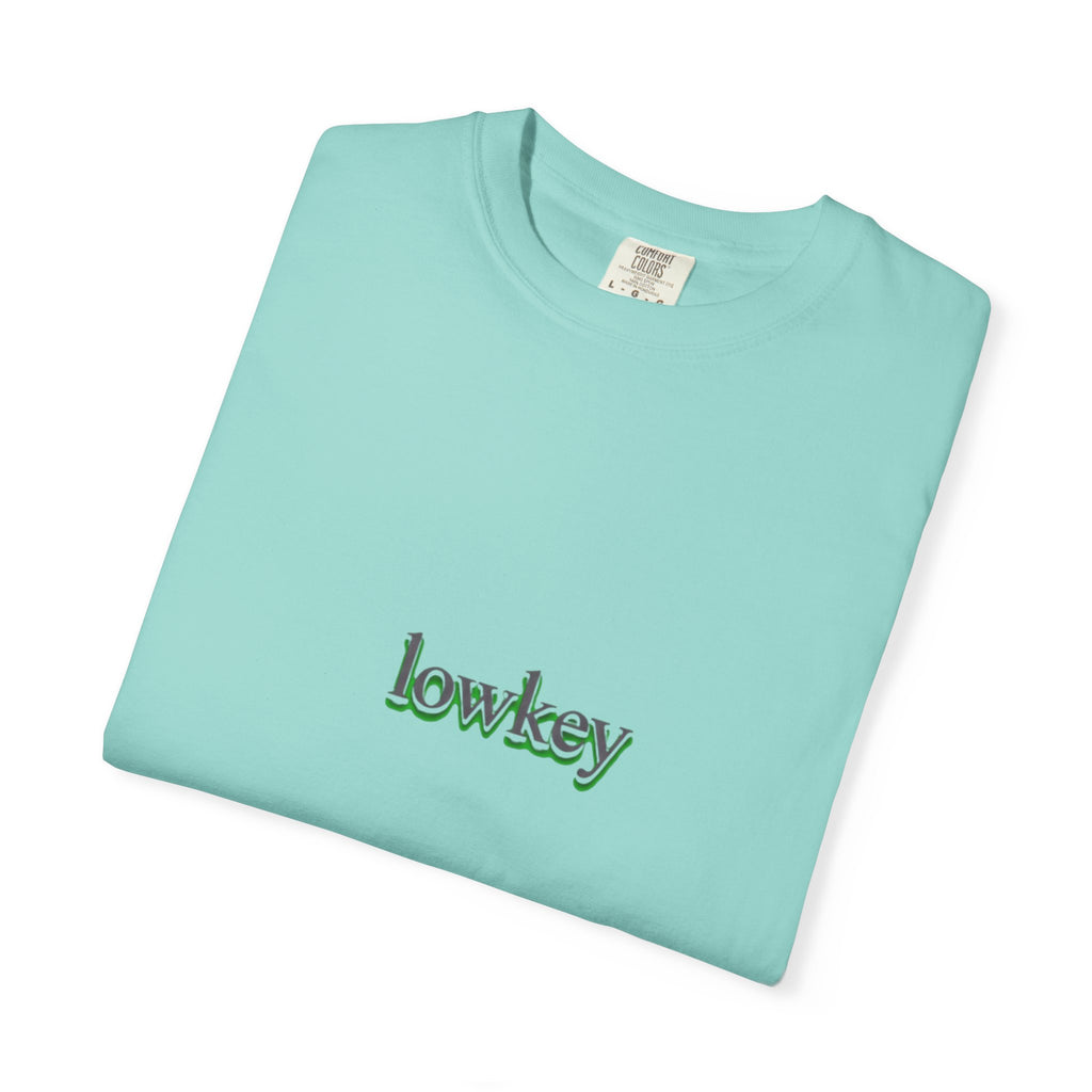 Lowkey Logo T-Shirt — Minimalist Front Text Tee