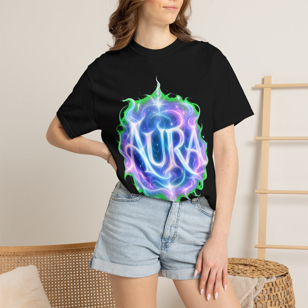 Aura Graphic T‑Shirt — Mystical Pastel Orb Design