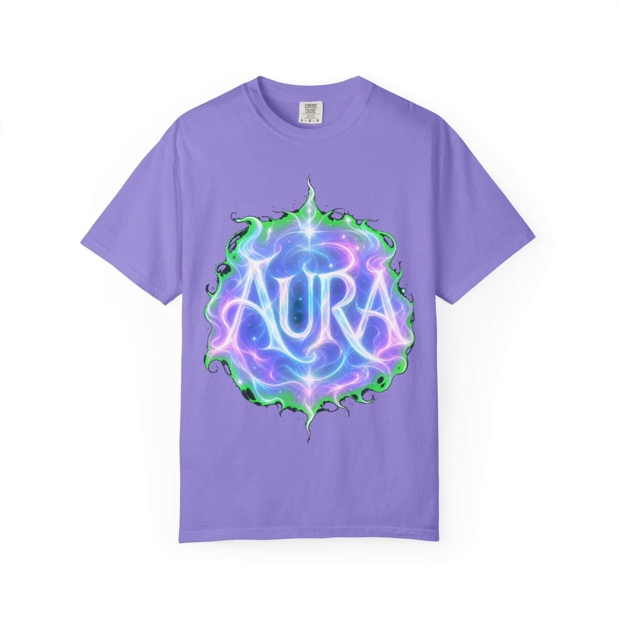 Aura Graphic T‑Shirt — Mystical Pastel Orb Design