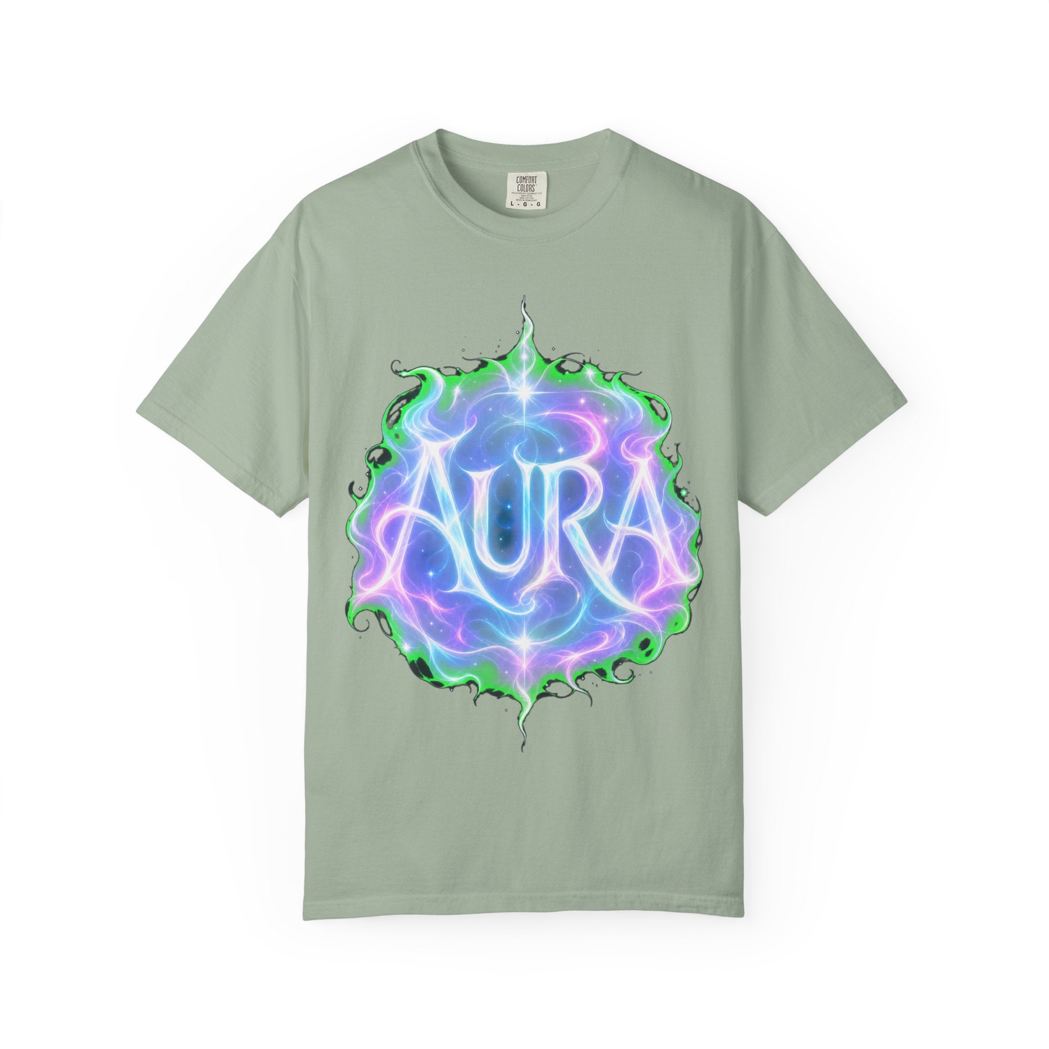 Aura Graphic T‑Shirt — Mystical Pastel Orb Design