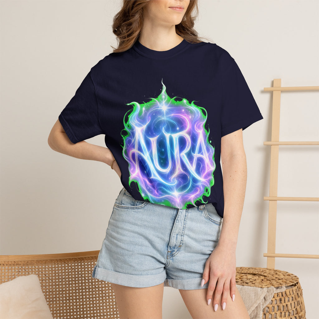 Aura Graphic T‑Shirt — Mystical Pastel Orb Design