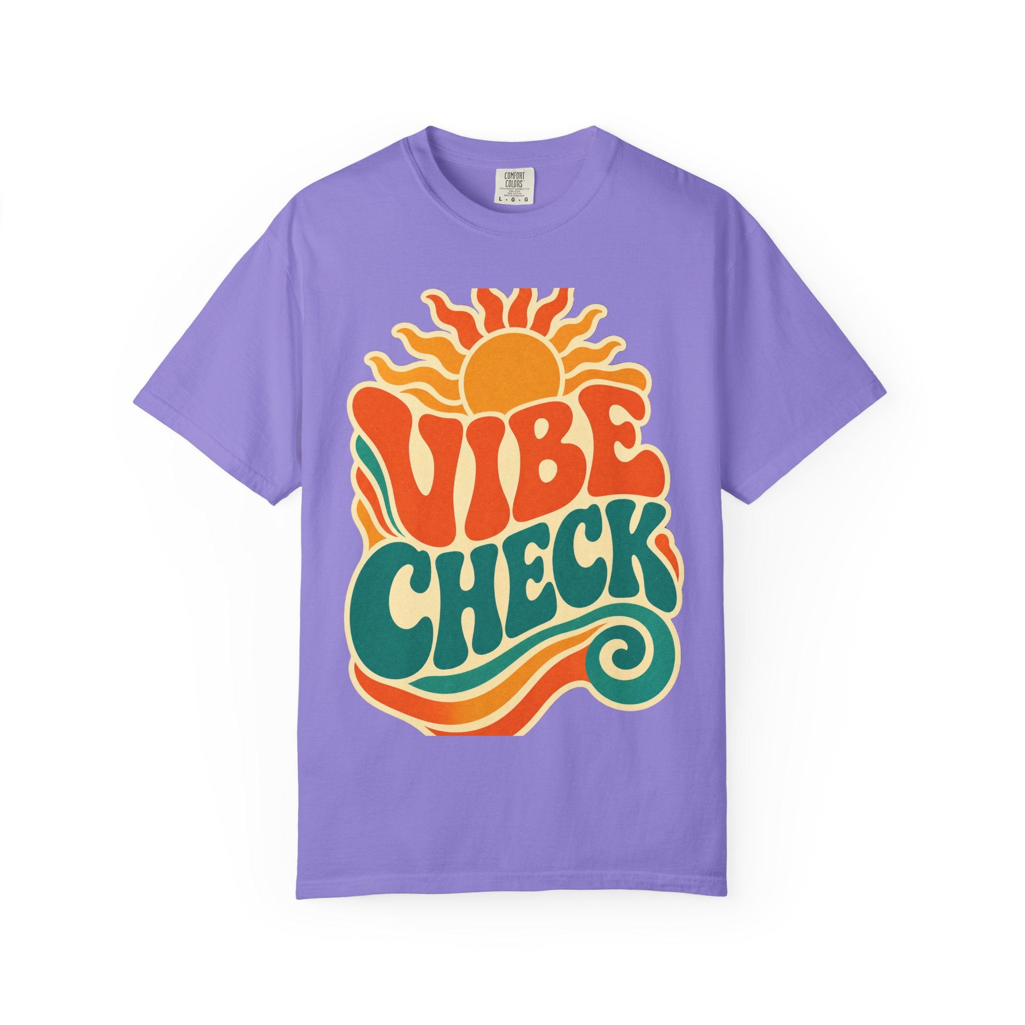 Vibe Check Retro Sun T-Shirt — 70s Wave Graphic Tee