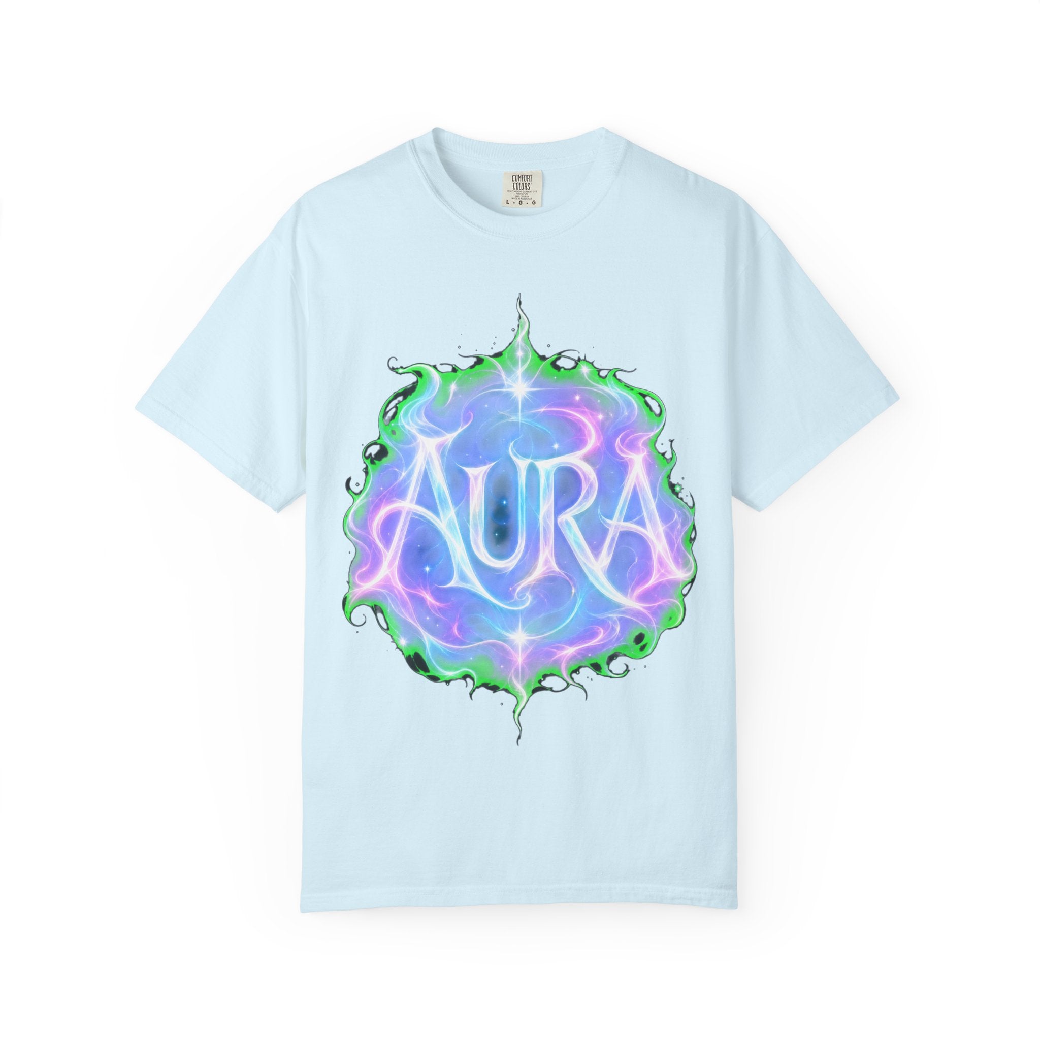 Aura Graphic T‑Shirt — Mystical Pastel Orb Design