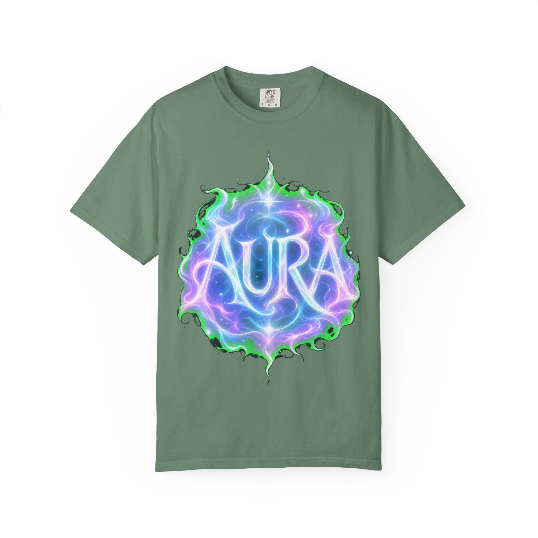 Aura Graphic T‑Shirt — Mystical Pastel Orb Design