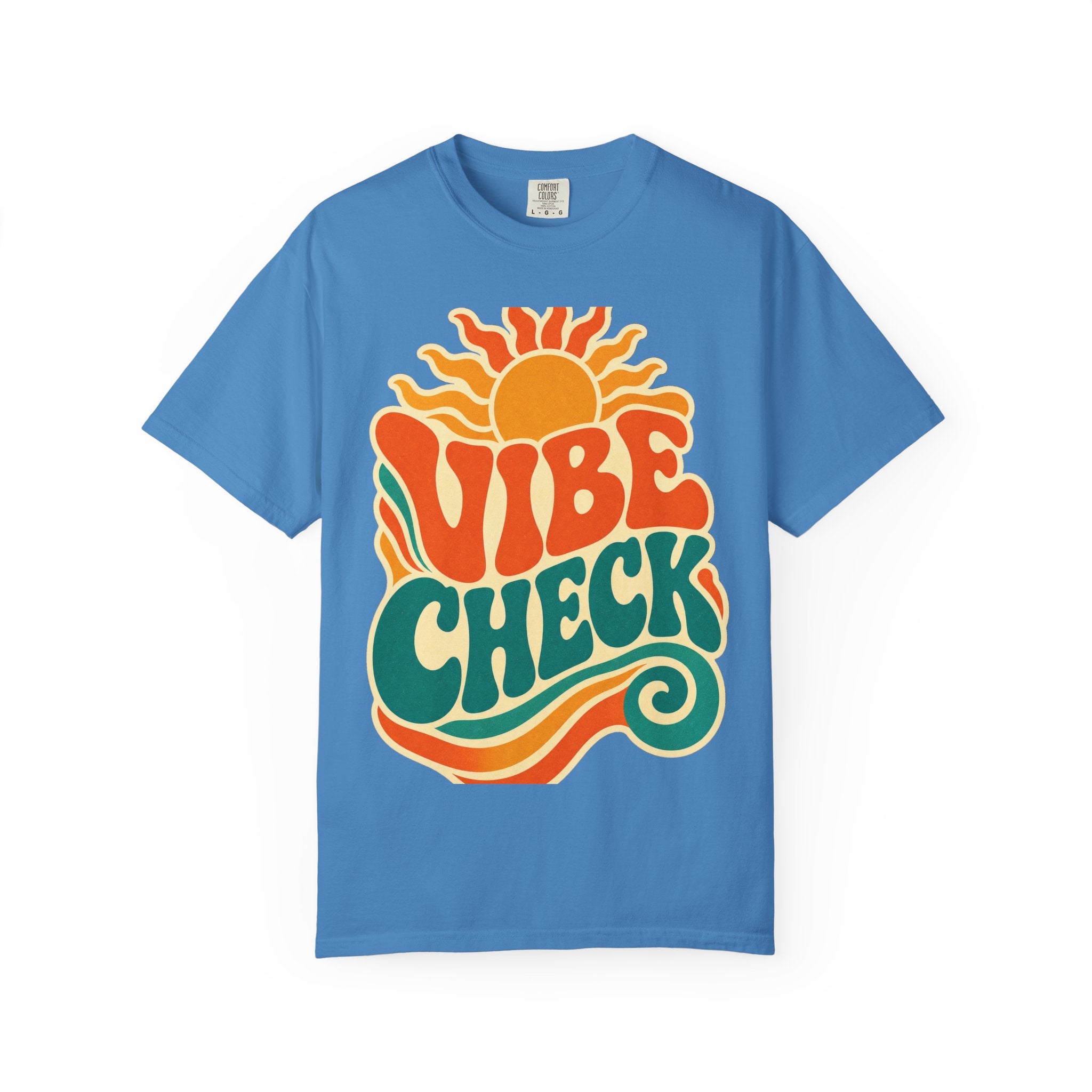 Vibe Check Retro Sun T-Shirt — 70s Wave Graphic Tee