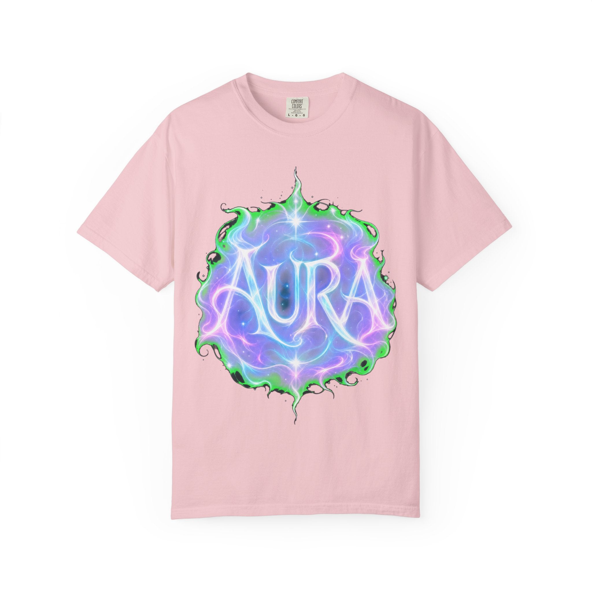 Aura Graphic T‑Shirt — Mystical Pastel Orb Design