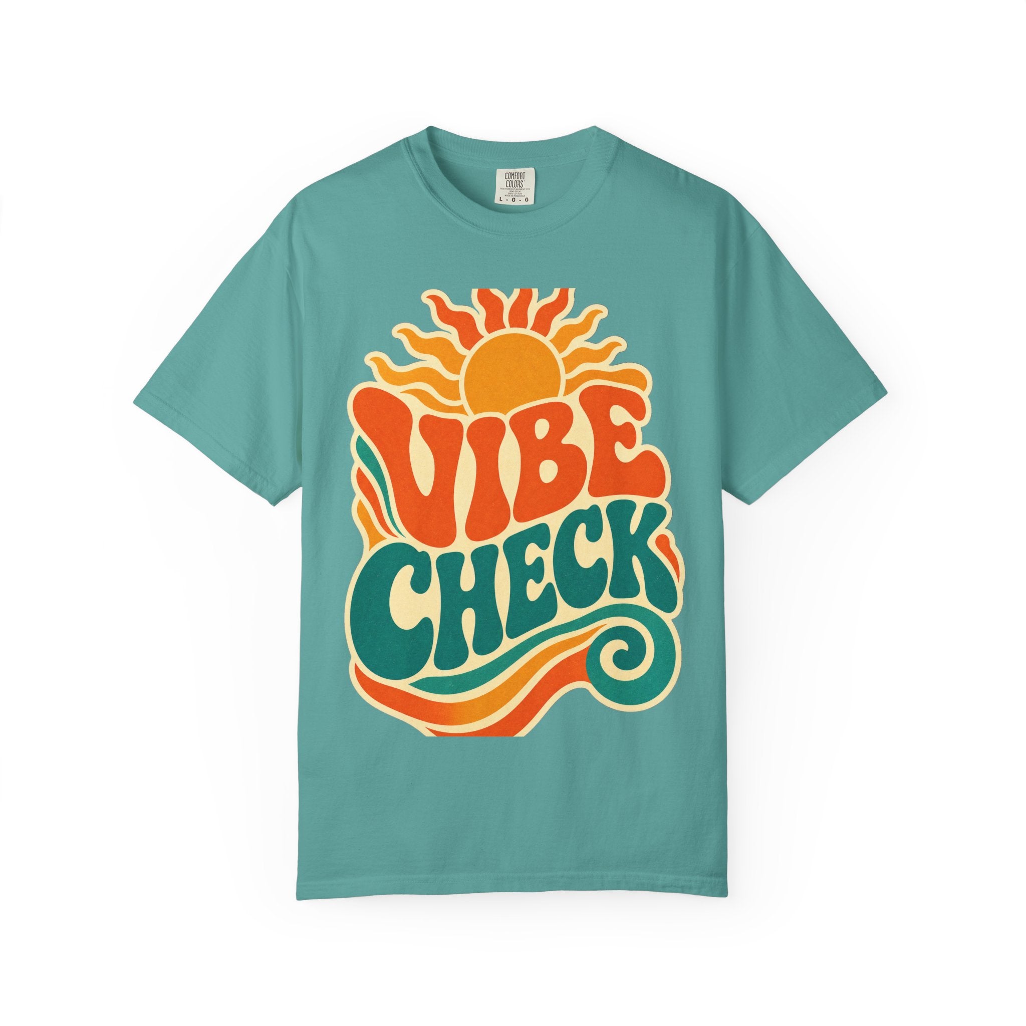 Vibe Check Retro Sun T-Shirt — 70s Wave Graphic Tee