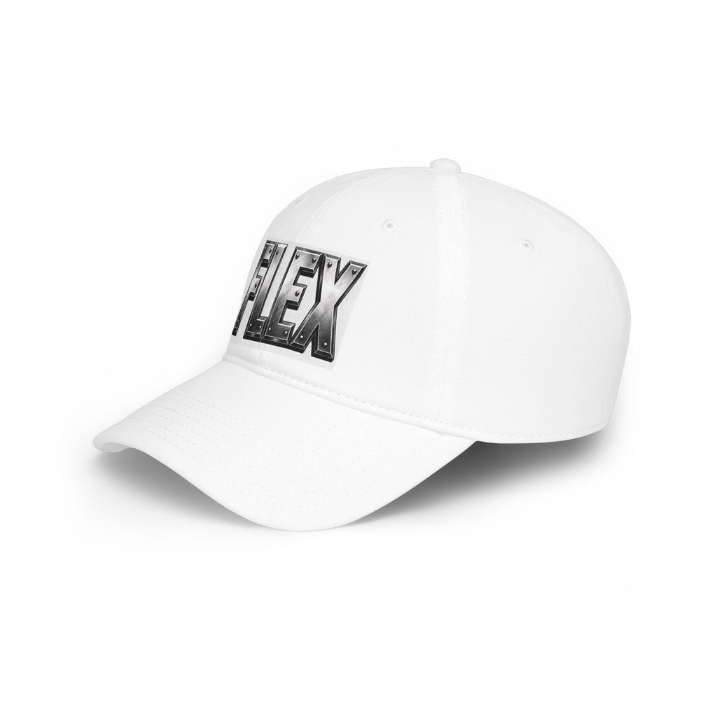 FLEX  Low-Profile Baseball Cap – Bold Metallic Streetwear Hat