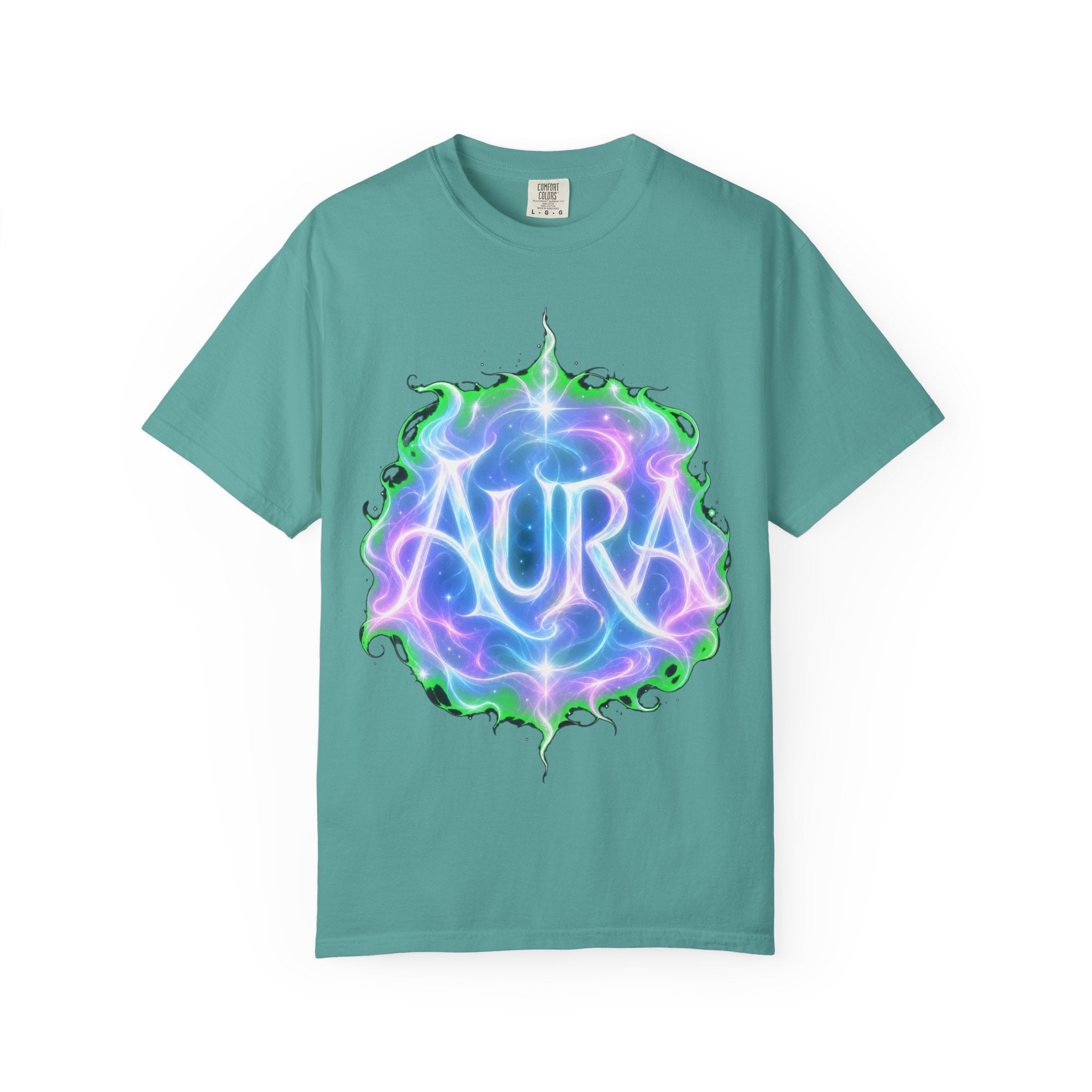 Aura Graphic T‑Shirt — Mystical Pastel Orb Design
