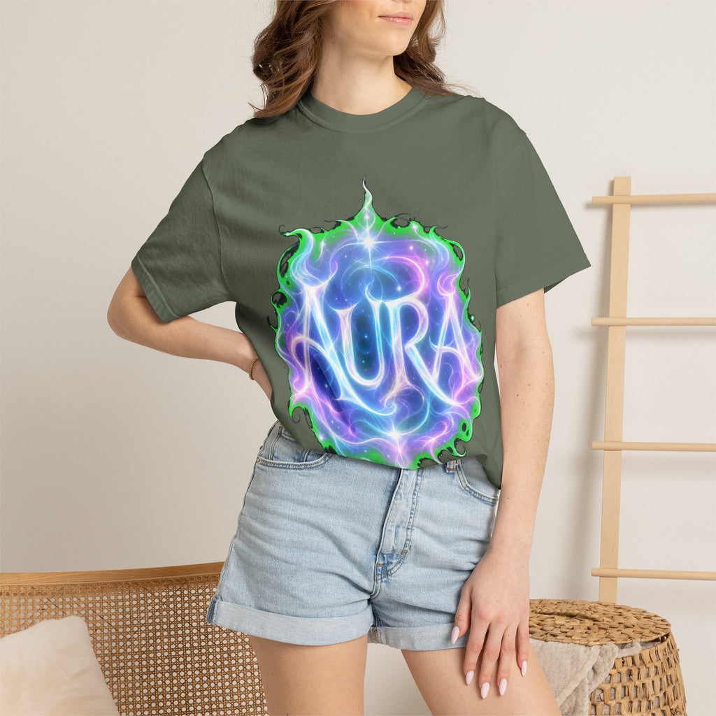 Aura Graphic T‑Shirt — Mystical Pastel Orb Design