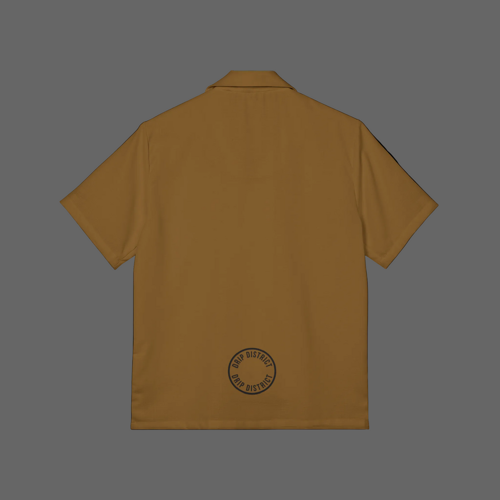 Men's Futuristic Dystopian Beach Camp Shirt