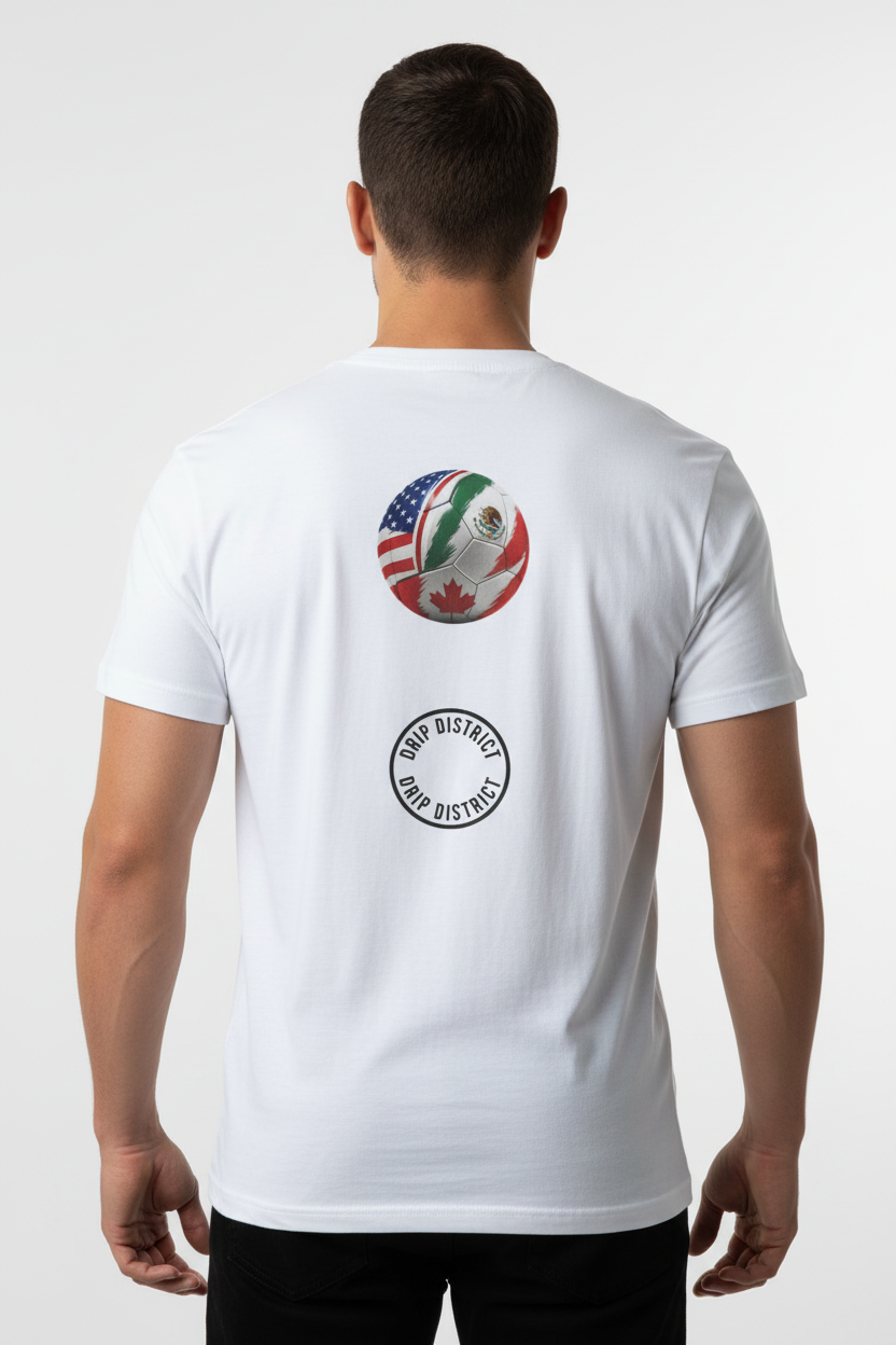 Unisex North America 2026 Soccer Tournament T-Shirt — USA Mexico Canada Football Fan Tee