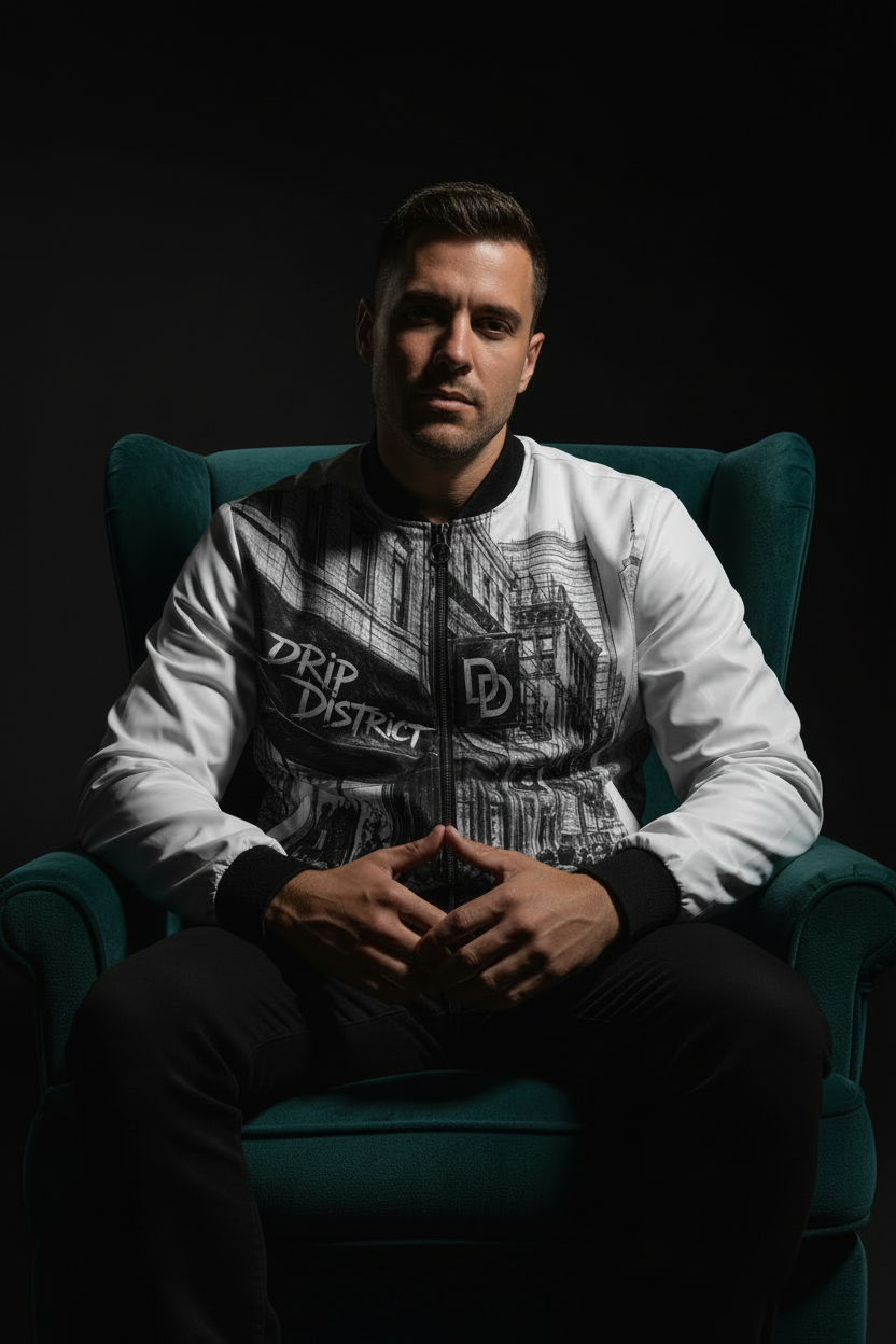 Drip District Bomber - Bright Full Front View