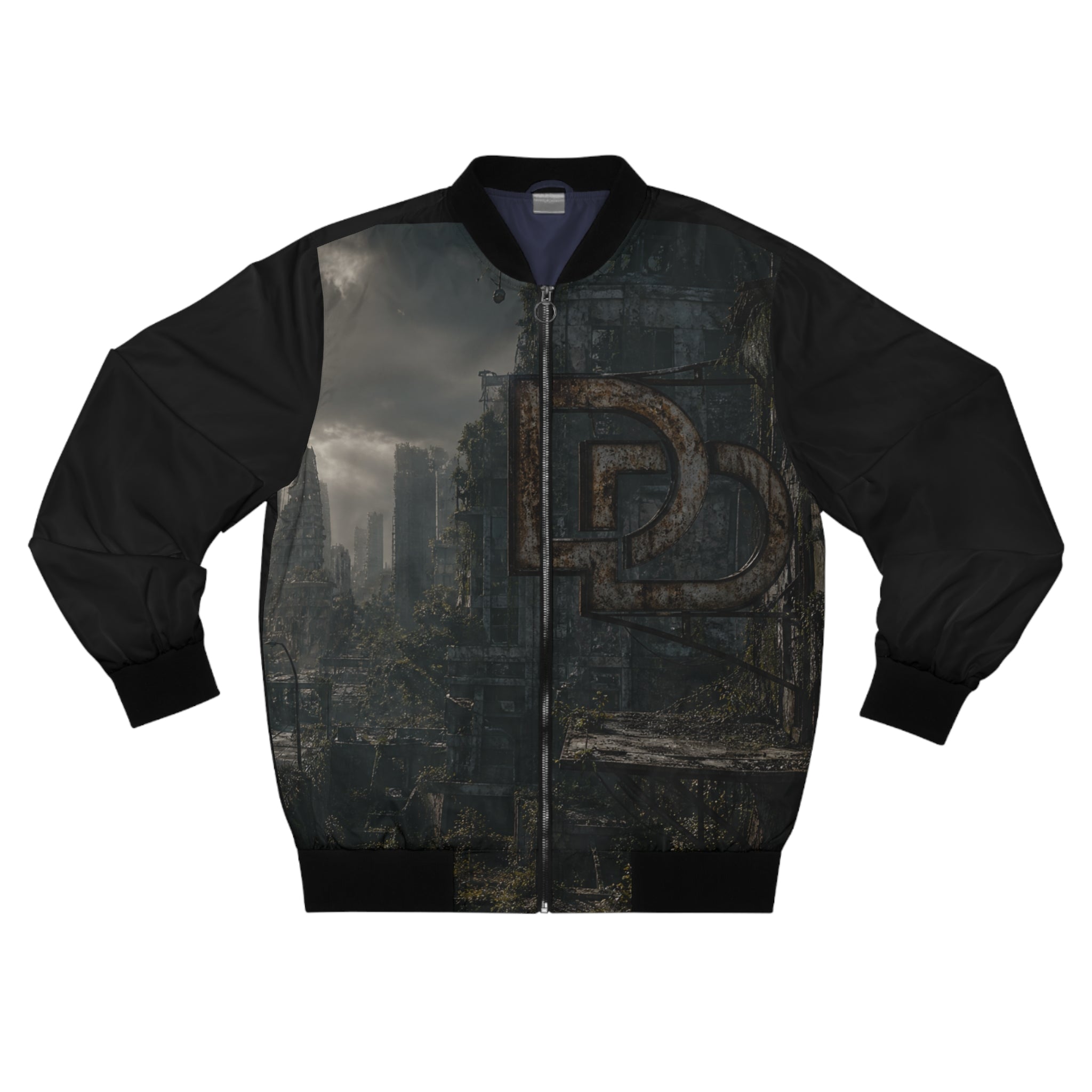 Unisex Dystopian City Post Apocalyptic Bomber Jacket